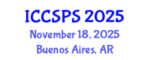 International Conference on Computer Science, Programming and Security (ICCSPS) November 18, 2025 - Buenos Aires, Argentina