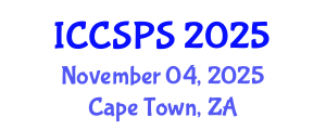 International Conference on Computer Science, Programming and Security (ICCSPS) November 04, 2025 - Cape Town, South Africa