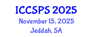 International Conference on Computer Science, Programming and Security (ICCSPS) November 15, 2025 - Jeddah, Saudi Arabia
