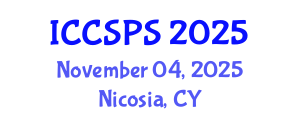 International Conference on Computer Science, Programming and Security (ICCSPS) November 04, 2025 - Nicosia, Cyprus
