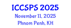 International Conference on Computer Science, Programming and Security (ICCSPS) November 11, 2025 - Phnom Penh, Cambodia