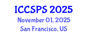 International Conference on Computer Science, Programming and Security (ICCSPS) November 01, 2025 - San Francisco, United States