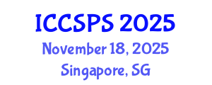 International Conference on Computer Science, Programming and Security (ICCSPS) November 18, 2025 - Singapore, Singapore