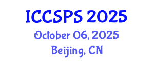 International Conference on Computer Science, Programming and Security (ICCSPS) October 06, 2025 - Beijing, China