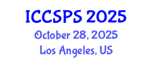 International Conference on Computer Science, Programming and Security (ICCSPS) October 28, 2025 - Los Angeles, United States