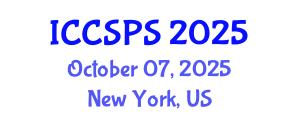 International Conference on Computer Science, Programming and Security (ICCSPS) October 07, 2025 - New York, United States