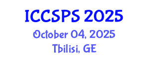 International Conference on Computer Science, Programming and Security (ICCSPS) October 04, 2025 - Tbilisi, Georgia