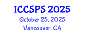 International Conference on Computer Science, Programming and Security (ICCSPS) October 25, 2025 - Vancouver, Canada