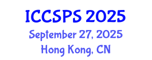International Conference on Computer Science, Programming and Security (ICCSPS) September 27, 2025 - Hong Kong, China