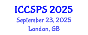International Conference on Computer Science, Programming and Security (ICCSPS) September 23, 2025 - London, United Kingdom