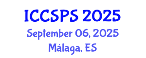 International Conference on Computer Science, Programming and Security (ICCSPS) September 06, 2025 - Málaga, Spain