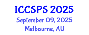 International Conference on Computer Science, Programming and Security (ICCSPS) September 09, 2025 - Melbourne, Australia