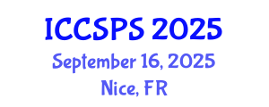 International Conference on Computer Science, Programming and Security (ICCSPS) September 16, 2025 - Nice, France