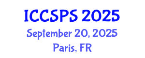 International Conference on Computer Science, Programming and Security (ICCSPS) September 20, 2025 - Paris, France