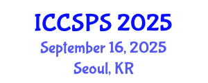 International Conference on Computer Science, Programming and Security (ICCSPS) September 16, 2025 - Seoul, Republic of Korea