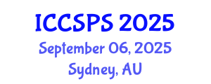 International Conference on Computer Science, Programming and Security (ICCSPS) September 06, 2025 - Sydney, Australia