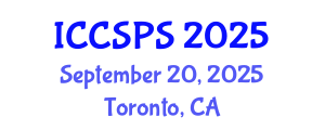 International Conference on Computer Science, Programming and Security (ICCSPS) September 20, 2025 - Toronto, Canada