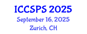 International Conference on Computer Science, Programming and Security (ICCSPS) September 16, 2025 - Zurich, Switzerland