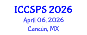 International Conference on Computer Science, Programming and Security (ICCSPS) April 06, 2026 - Cancún, Mexico International Conference on Computer Science, Programming and Security (ICCSPS) April 06, 2026 - Cancún, Mexico
