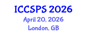 International Conference on Computer Science, Programming and Security (ICCSPS) April 20, 2026 - London, United Kingdom International Conference on Computer Science, Programming and Security (ICCSPS) April 20, 2026 - London, United Kingdom