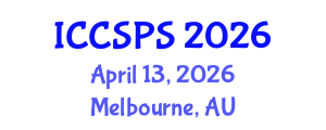 International Conference on Computer Science, Programming and Security (ICCSPS) April 13, 2026 - Melbourne, Australia International Conference on Computer Science, Programming and Security (ICCSPS) April 13, 2026 - Melbourne, Australia