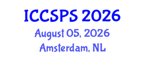 International Conference on Computer Science, Programming and Security (ICCSPS) August 05, 2026 - Amsterdam, Netherlands International Conference on Computer Science, Programming and Security (ICCSPS) August 05, 2026 - Amsterdam, Netherlands
