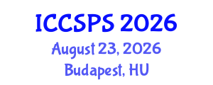 International Conference on Computer Science, Programming and Security (ICCSPS) August 23, 2026 - Budapest, Hungary International Conference on Computer Science, Programming and Security (ICCSPS) August 23, 2026 - Budapest, Hungary