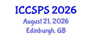 International Conference on Computer Science, Programming and Security (ICCSPS) August 21, 2026 - Edinburgh, United Kingdom