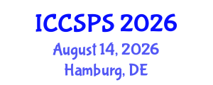 International Conference on Computer Science, Programming and Security (ICCSPS) August 14, 2026 - Hamburg, Germany International Conference on Computer Science, Programming and Security (ICCSPS) August 14, 2026 - Hamburg, Germany