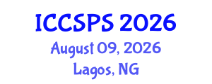International Conference on Computer Science, Programming and Security (ICCSPS) August 09, 2026 - Lagos, Nigeria International Conference on Computer Science, Programming and Security (ICCSPS) August 09, 2026 - Lagos, Nigeria