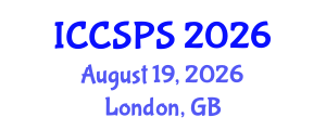 International Conference on Computer Science, Programming and Security (ICCSPS) August 19, 2026 - London, United Kingdom International Conference on Computer Science, Programming and Security (ICCSPS) August 19, 2026 - London, United Kingdom