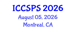 International Conference on Computer Science, Programming and Security (ICCSPS) August 05, 2026 - Montreal, Canada International Conference on Computer Science, Programming and Security (ICCSPS) August 05, 2026 - Montreal, Canada