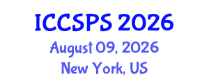 International Conference on Computer Science, Programming and Security (ICCSPS) August 09, 2026 - New York, United States