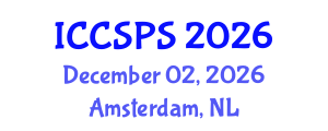 International Conference on Computer Science, Programming and Security (ICCSPS) December 02, 2026 - Amsterdam, Netherlands International Conference on Computer Science, Programming and Security (ICCSPS) December 02, 2026 - Amsterdam, Netherlands
