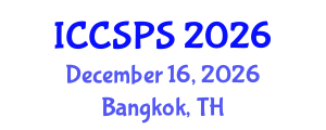 International Conference on Computer Science, Programming and Security (ICCSPS) December 16, 2026 - Bangkok, Thailand International Conference on Computer Science, Programming and Security (ICCSPS) December 16, 2026 - Bangkok, Thailand
