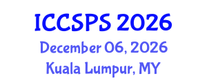 International Conference on Computer Science, Programming and Security (ICCSPS) December 06, 2026 - Kuala Lumpur, Malaysia International Conference on Computer Science, Programming and Security (ICCSPS) December 06, 2026 - Kuala Lumpur, Malaysia