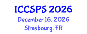 International Conference on Computer Science, Programming and Security (ICCSPS) December 16, 2026 - Strasbourg, France International Conference on Computer Science, Programming and Security (ICCSPS) December 16, 2026 - Strasbourg, France