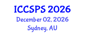 International Conference on Computer Science, Programming and Security (ICCSPS) December 02, 2026 - Sydney, Australia International Conference on Computer Science, Programming and Security (ICCSPS) December 02, 2026 - Sydney, Australia