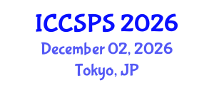 International Conference on Computer Science, Programming and Security (ICCSPS) December 02, 2026 - Tokyo, Japan International Conference on Computer Science, Programming and Security (ICCSPS) December 02, 2026 - Tokyo, Japan