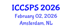 International Conference on Computer Science, Programming and Security (ICCSPS) February 02, 2026 - Amsterdam, Netherlands International Conference on Computer Science, Programming and Security (ICCSPS) February 02, 2026 - Amsterdam, Netherlands