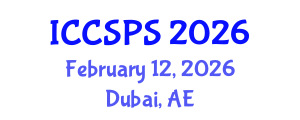 International Conference on Computer Science, Programming and Security (ICCSPS) February 12, 2026 - Dubai, United Arab Emirates International Conference on Computer Science, Programming and Security (ICCSPS) February 12, 2026 - Dubai, United Arab Emirates