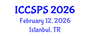 International Conference on Computer Science, Programming and Security (ICCSPS) February 12, 2026 - Istanbul, Turkey International Conference on Computer Science, Programming and Security (ICCSPS) February 12, 2026 - Istanbul, Turkey