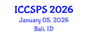 International Conference on Computer Science, Programming and Security (ICCSPS) January 05, 2026 - Bali, Indonesia International Conference on Computer Science, Programming and Security (ICCSPS) January 05, 2026 - Bali, Indonesia
