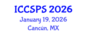 International Conference on Computer Science, Programming and Security (ICCSPS) January 19, 2026 - Cancún, Mexico