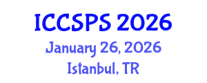 International Conference on Computer Science, Programming and Security (ICCSPS) January 26, 2026 - Istanbul, Turkey International Conference on Computer Science, Programming and Security (ICCSPS) January 26, 2026 - Istanbul, Turkey