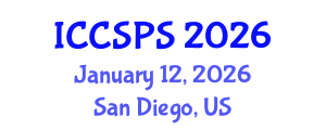 International Conference on Computer Science, Programming and Security (ICCSPS) January 12, 2026 - San Diego, United States International Conference on Computer Science, Programming and Security (ICCSPS) January 12, 2026 - San Diego, United States