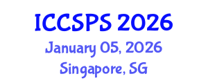 International Conference on Computer Science, Programming and Security (ICCSPS) January 05, 2026 - Singapore, Singapore International Conference on Computer Science, Programming and Security (ICCSPS) January 05, 2026 - Singapore, Singapore