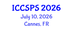 International Conference on Computer Science, Programming and Security (ICCSPS) July 10, 2026 - Cannes, France International Conference on Computer Science, Programming and Security (ICCSPS) July 10, 2026 - Cannes, France