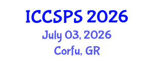 International Conference on Computer Science, Programming and Security (ICCSPS) July 03, 2026 - Corfu, Greece International Conference on Computer Science, Programming and Security (ICCSPS) July 03, 2026 - Corfu, Greece