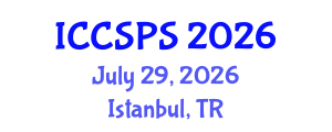 International Conference on Computer Science, Programming and Security (ICCSPS) July 29, 2026 - Istanbul, Turkey International Conference on Computer Science, Programming and Security (ICCSPS) July 29, 2026 - Istanbul, Turkey